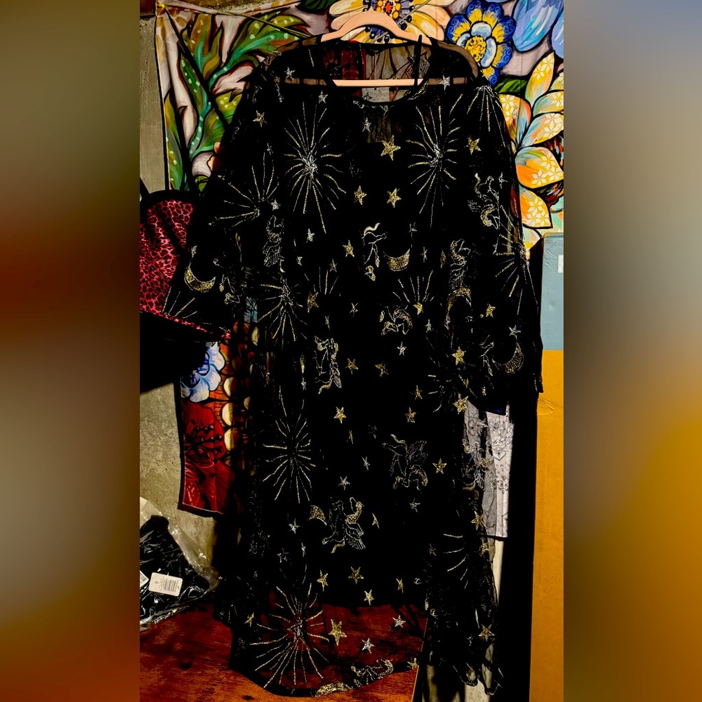 NWT Bloomchic size 28 2pc dress midi beautiful stitching